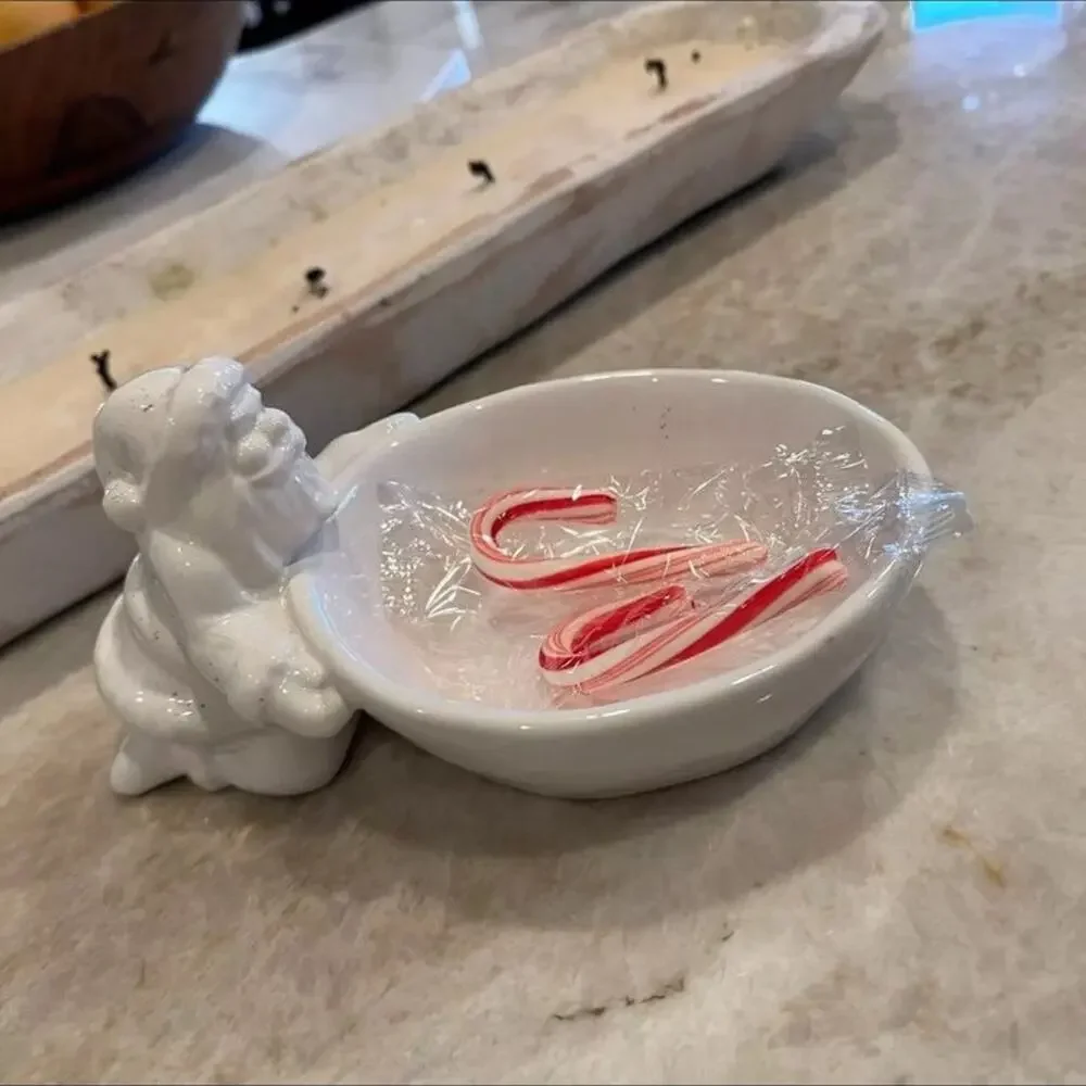 Vintage Williams Sonoma Santa candy dish  christmas
